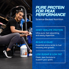 Evogen Isoject ingredients-label highlights BCAAs and EAAs for recovery