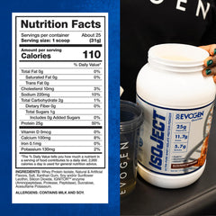 Evogen Isoject powder-scoop close-up with smooth mix texture