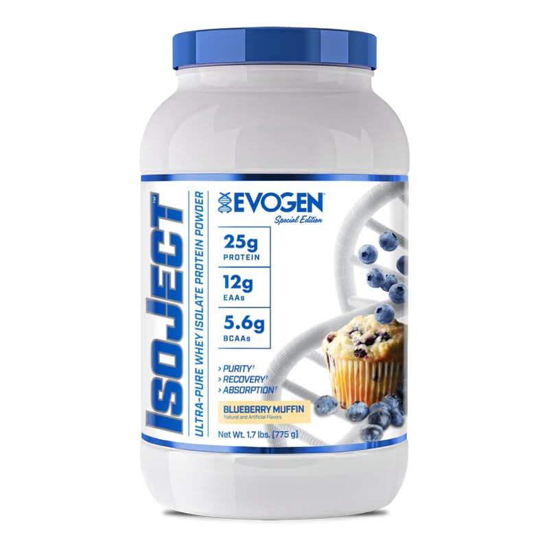 Evogen Isoject whey protein isolate for ultra-pure protein with quick absorption.