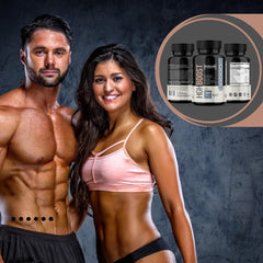 Capsules close-up highlighting amino acids for potential muscle support