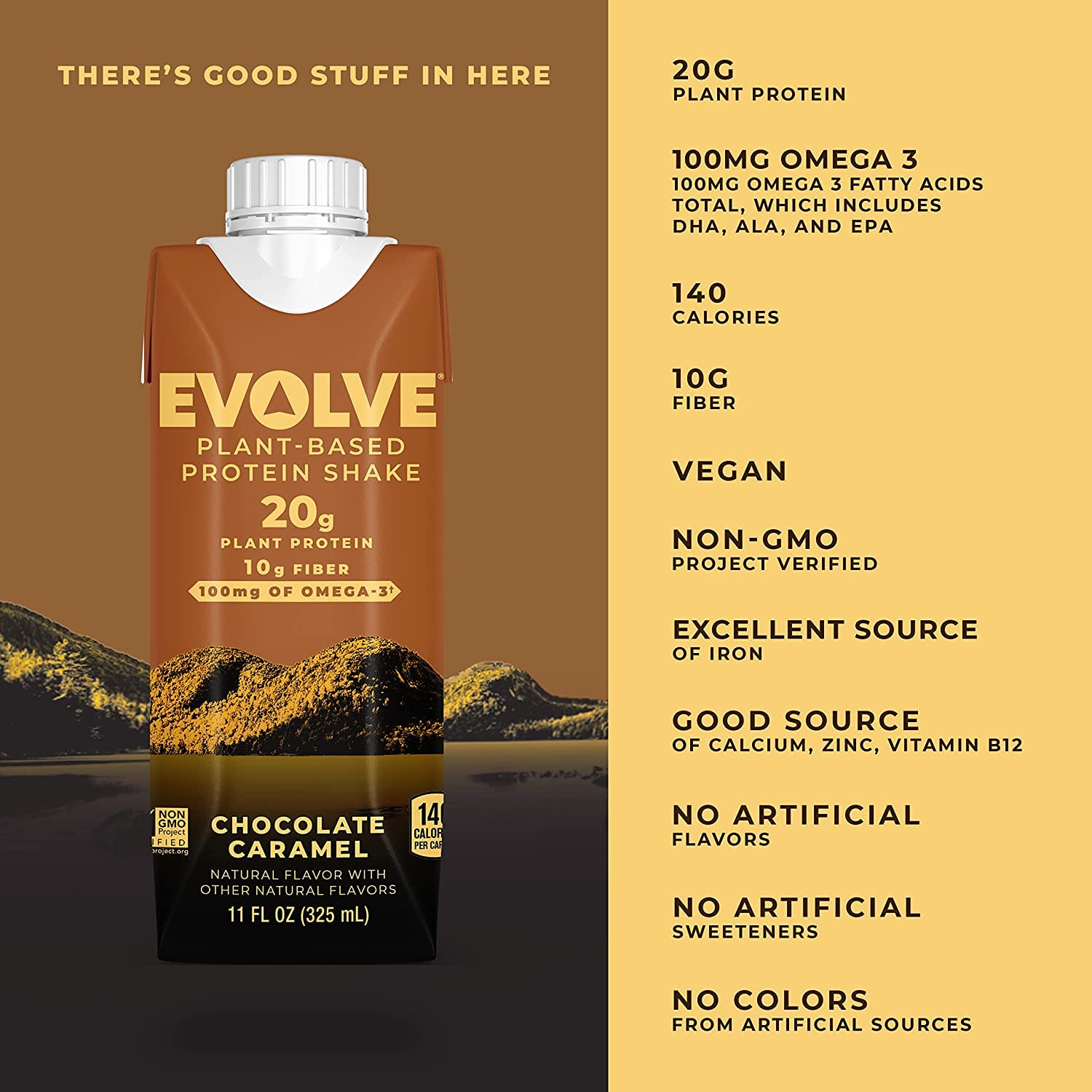 Evolve pea protein source image emphasizes sustainable farming practices
