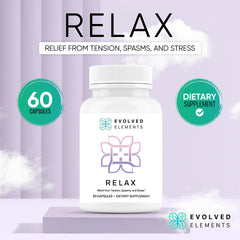 Evolved Elements magnesium cramp bark capsules close-up for cramp relief