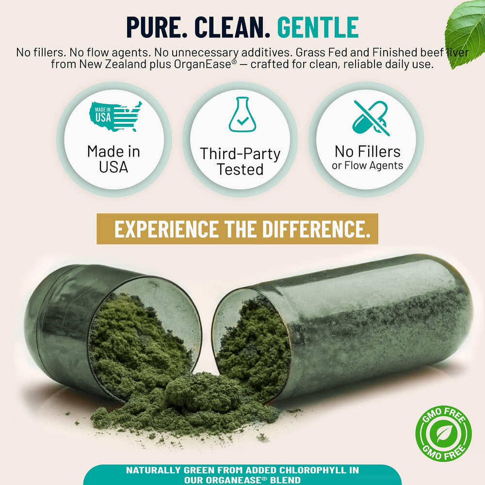Evolved Elements Beef Liver Gentle has an odor-neutral taste for easy daily intake.