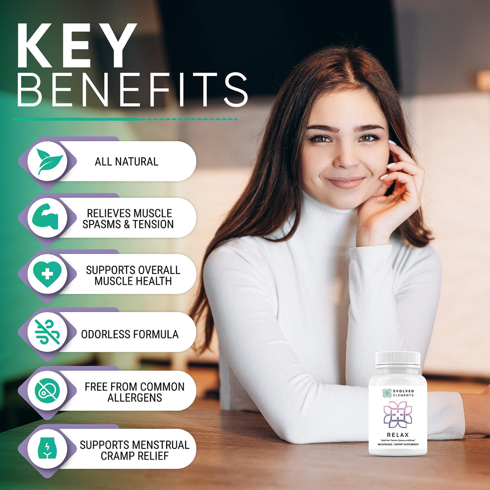 Evolved Elements passion flower and valerian root capsules view for calm support