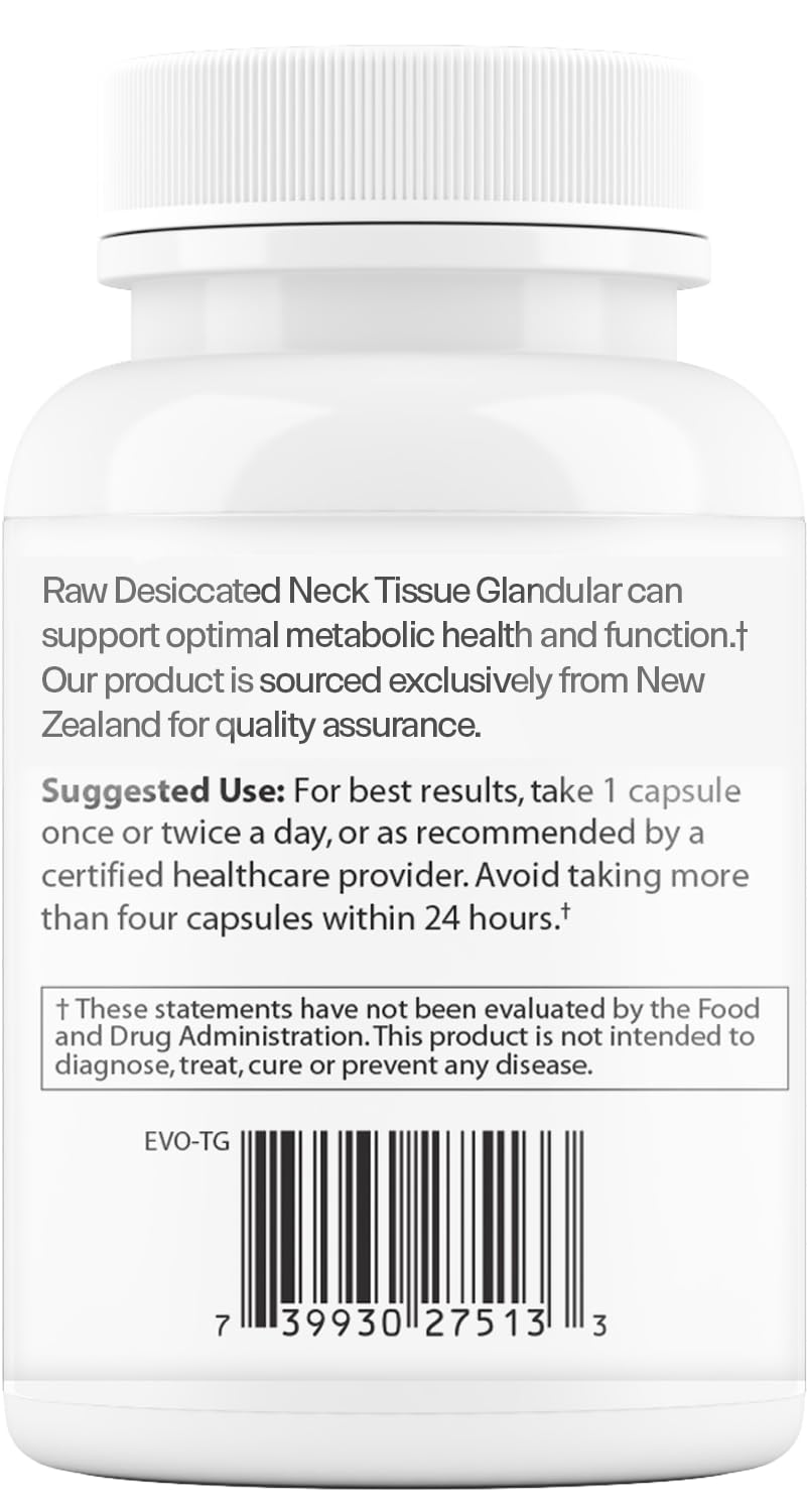 Evolved Elements Thyroid NZ origin label highlights grass-fed non-GMO sourcing