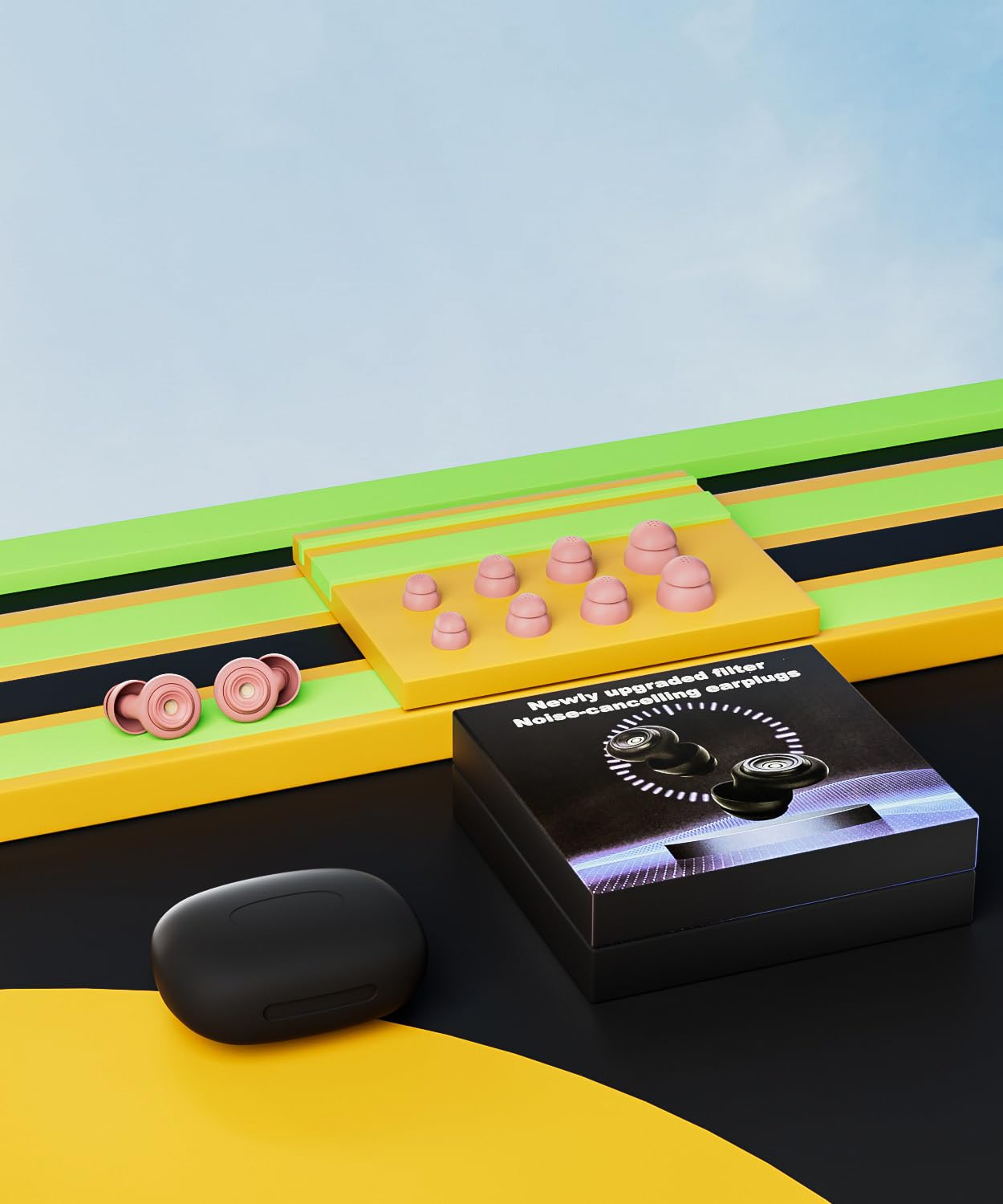 EXOVOW concert mode balances clear audio with noise reduction.