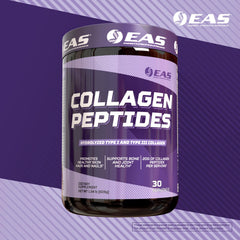 Experimental and Applied Sciences collagen powder packaging highlighting quality and GMP standards.