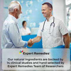 Expert Remedies halal-certified non-GMO bottle label.