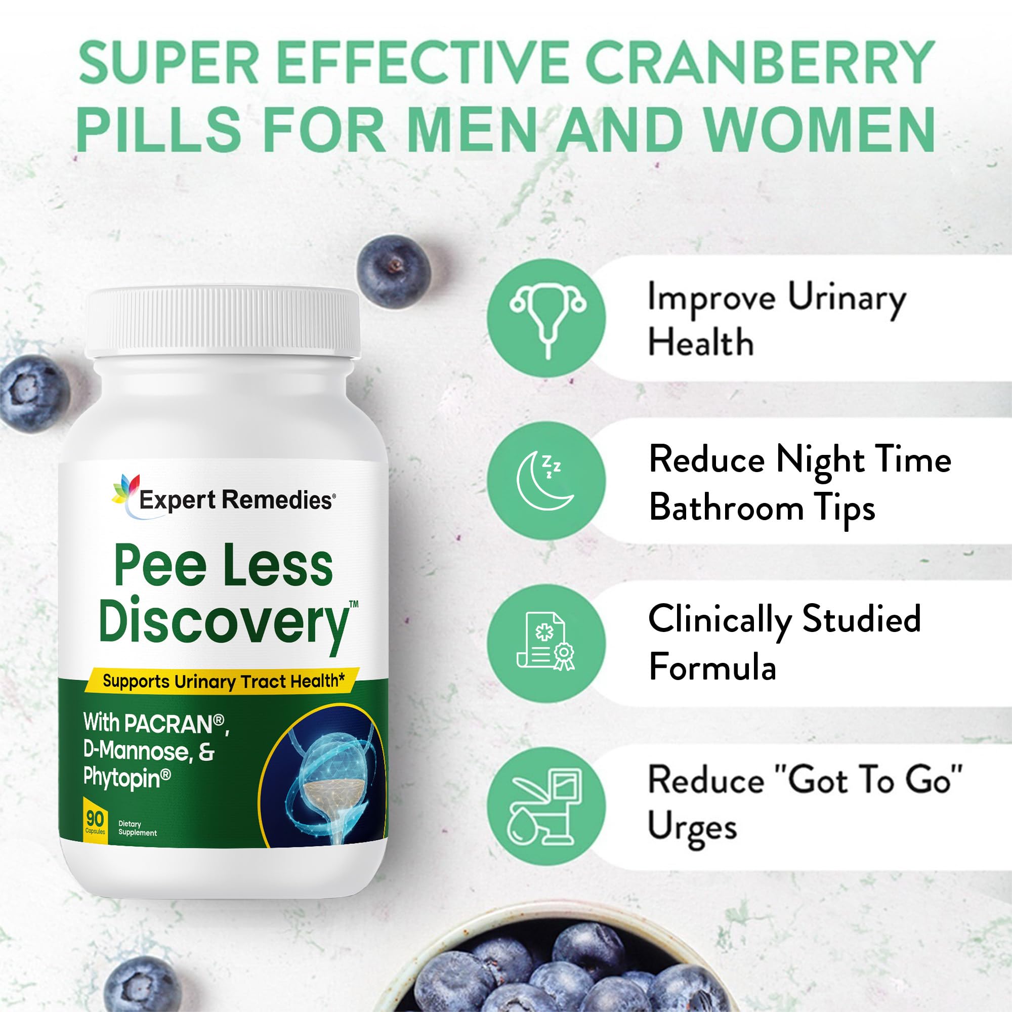 Boxed packaging displays brand and 90 capsules for long-term use