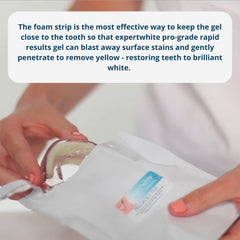 Expertwhite professional-strength gel close-up enables fast, enamel-safe whitening at home.