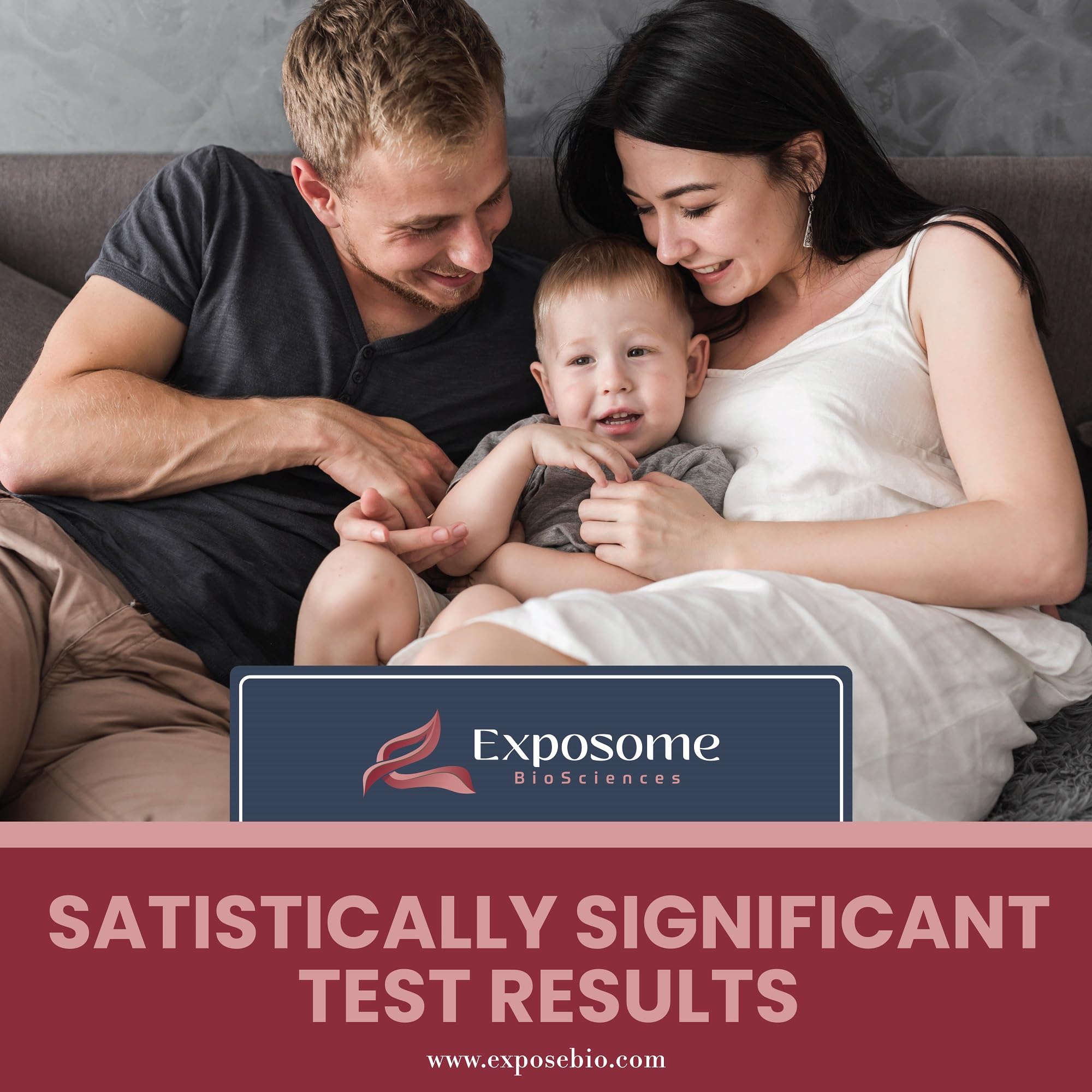 Exposome BioSciences home test kit readout window for fast results.