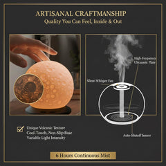 Exqline Moonlight Zen diffuser includes auto-off and timers.