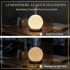 Exqline Moonlight Zen on-desk setup for home or office.