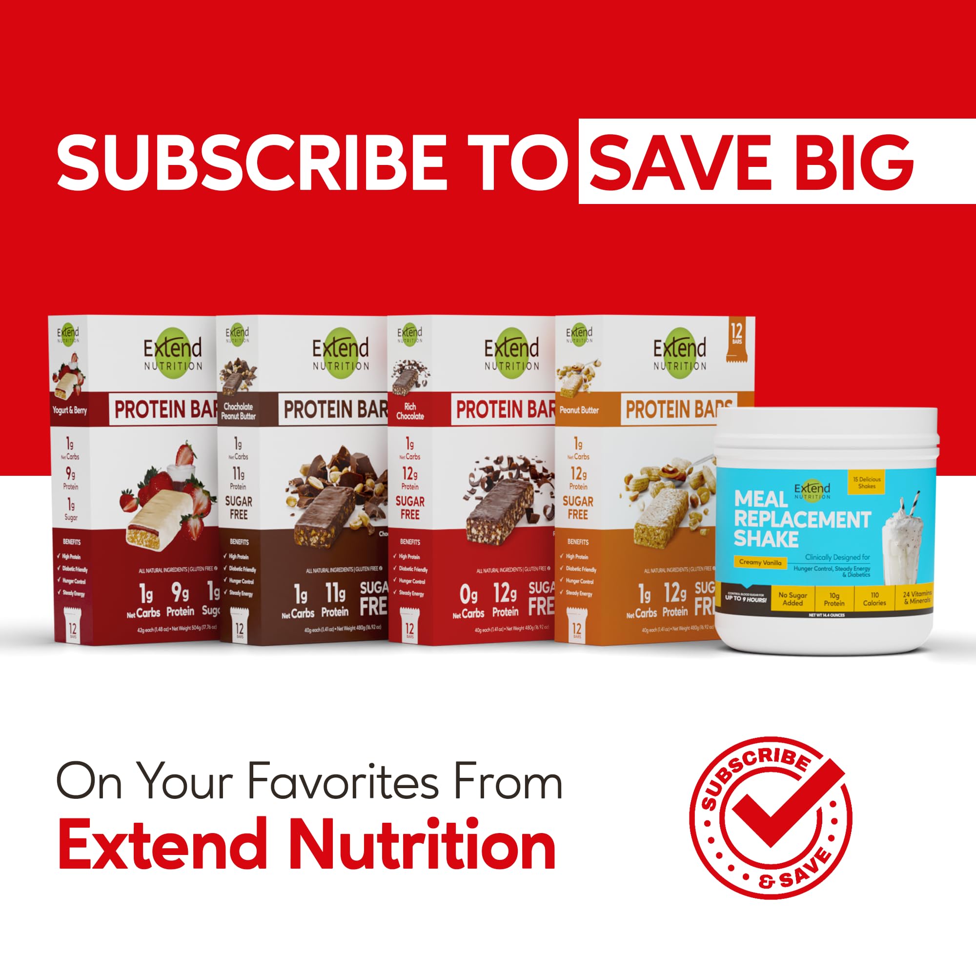 Extend Bar as a quick breakfast snack option