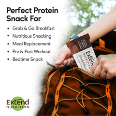 Extend Bar low-carb keto-friendly snack supports diet-conscious choices.