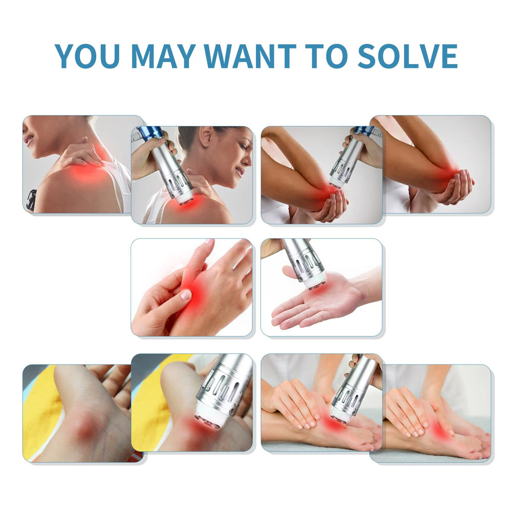 Extracorporeal Shockwave Therapy Machine addressing plantar fasciitis for foot comfort