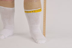 Extra Wide small black socks unisex fit for men and women.