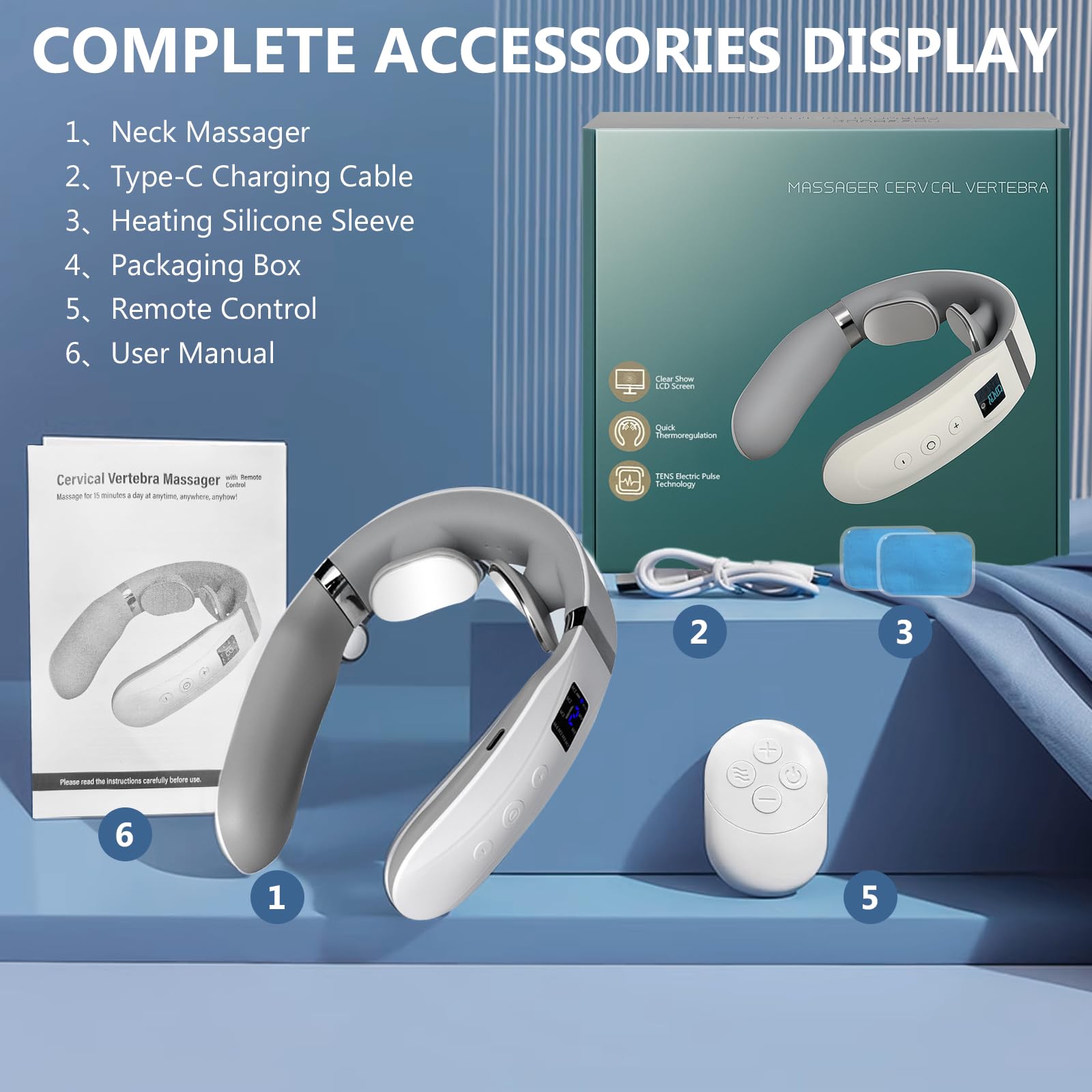 EXVITAMIN gift-ready neck massager for loved ones