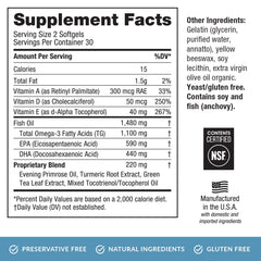 EyePromise Green tea extract panel indicating antioxidant support in the EZ Tears formula.