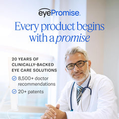EyePromise Restore bottle art emphasizes essential eye-nourishing nutrients