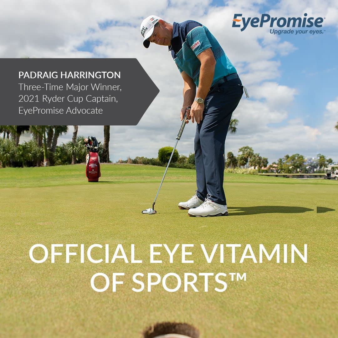 EyePromise softgels close-up show smooth texture and easy swallow