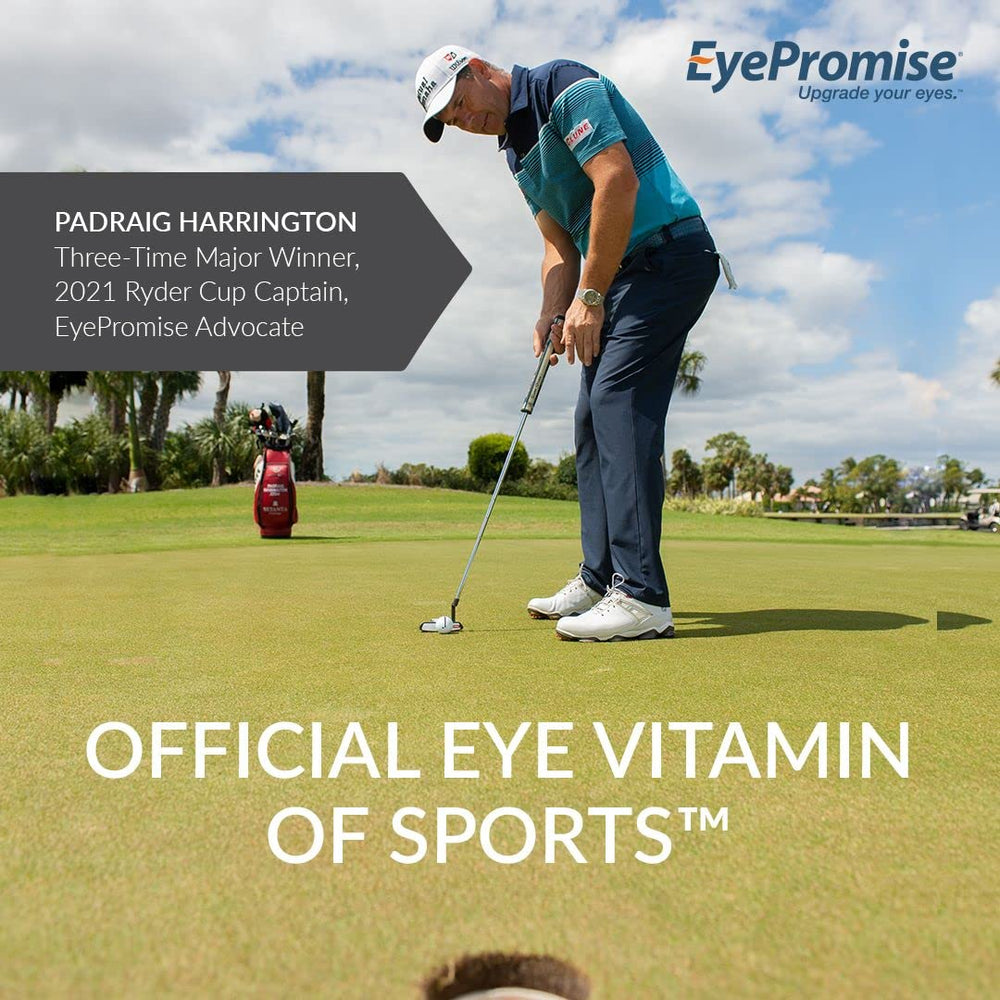 EyePromise softgels close-up show smooth texture and easy swallow