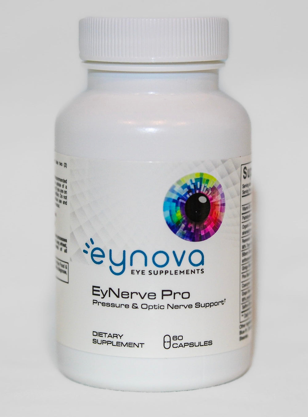 Eynova EyNerve Pro bottle-on-surface suggests on-the-go consistency.