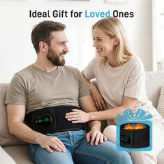 Eyomo back-worn heating pad suitable for chores, lounging, and movie nights.