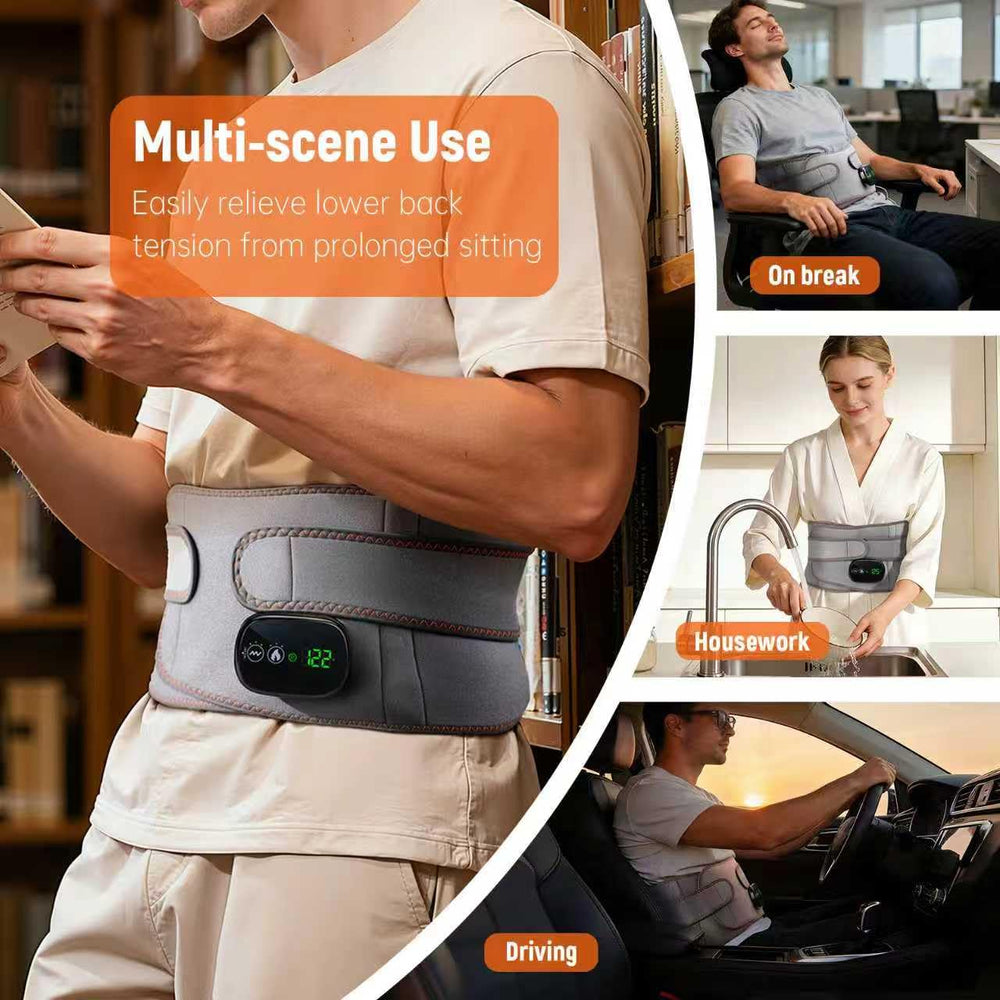Eyomo lumbar-support rods align with spine for ergonomic comfort