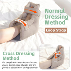 Dual filling cushions the heel with gentle contact and structured support