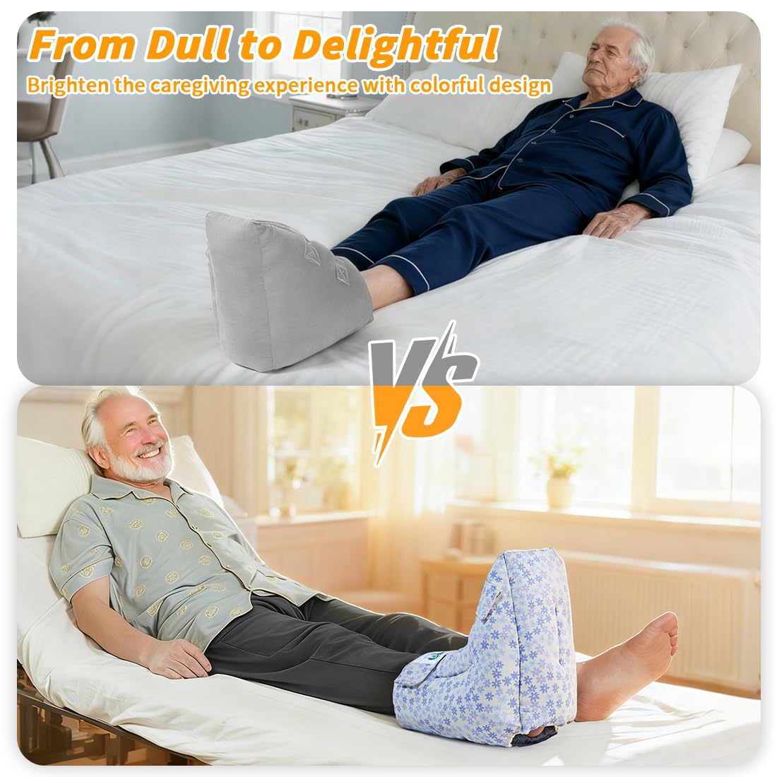 EZ Assistive color pattern adds visual appeal while providing pressure distribution