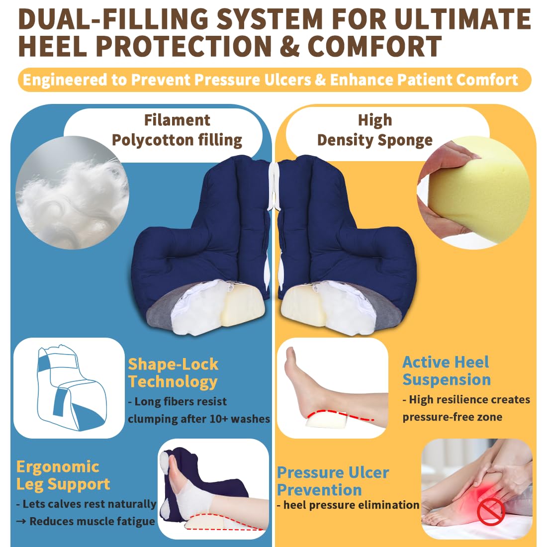 EZ Assistive compatible with air mattresses for enhanced pressure relief.