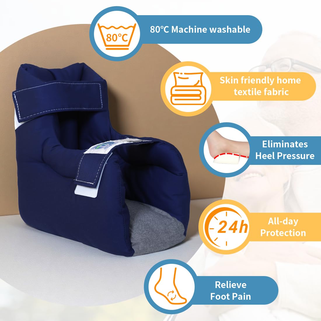 EZ Assistive universal left-right fit supports caregiving with one size.