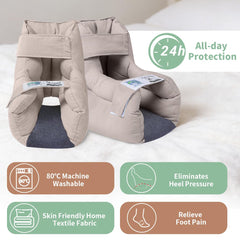 Adjustable straps prevent slipping during sleep