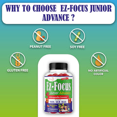 Ez-Focus gluten-free formulation noted on packaging