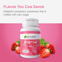 EZ Melts Biotin daily dose: one tablet