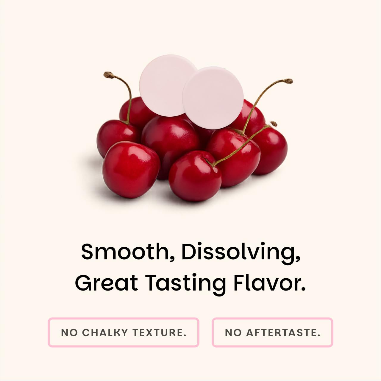 EZ Melts close-up tablet texture reveals smooth, dissolvable vitamin blend.