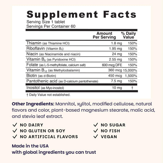 EZ Melts pills closeup highlighting fast-dissolving tablets for easy supplementation