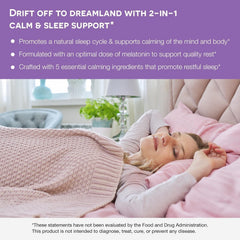 EZ Melts Melatonin Plus on-the-go bottle for convenient nightly routine