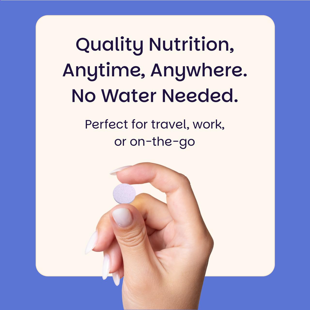 EZ Melts Multivitamin bottle open pour of dissolvable tablets