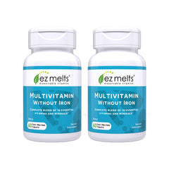 EZ Melts without iron dissolving tablet for easy daily wellness