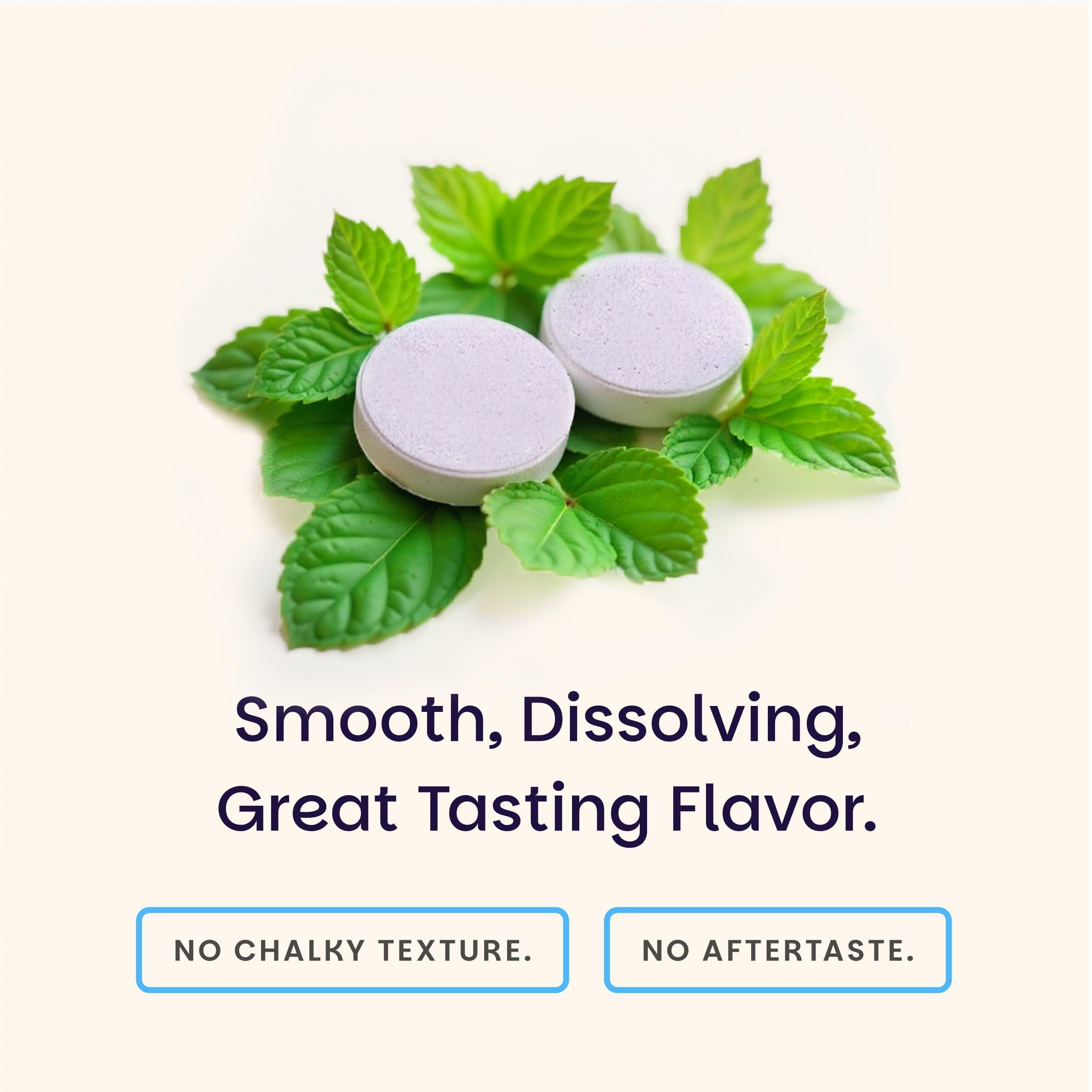 EZ Melts no artificial flavors for clean, plant-based oral care