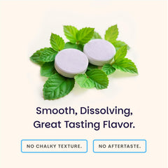 EZ Melts no artificial flavors for clean, plant-based oral care