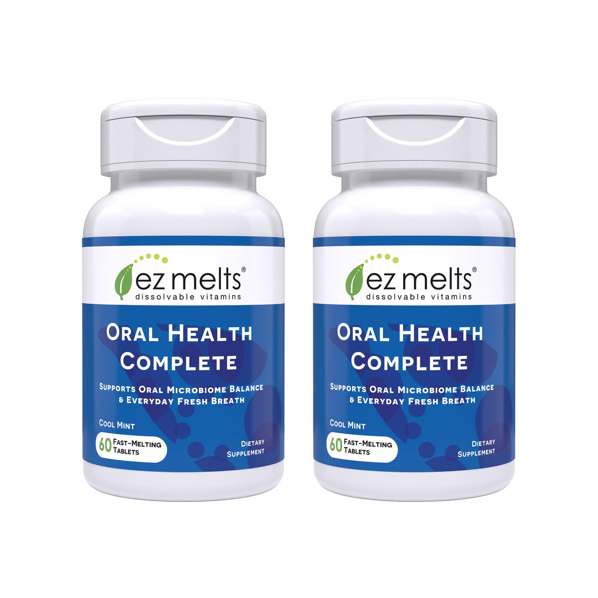 EZ Melts dissolving tablet for quick use and fresher breath