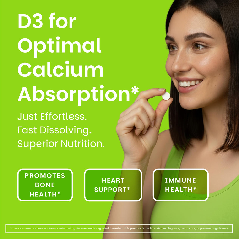 EZ Melts tablet dissolving on tongue for fast absorption