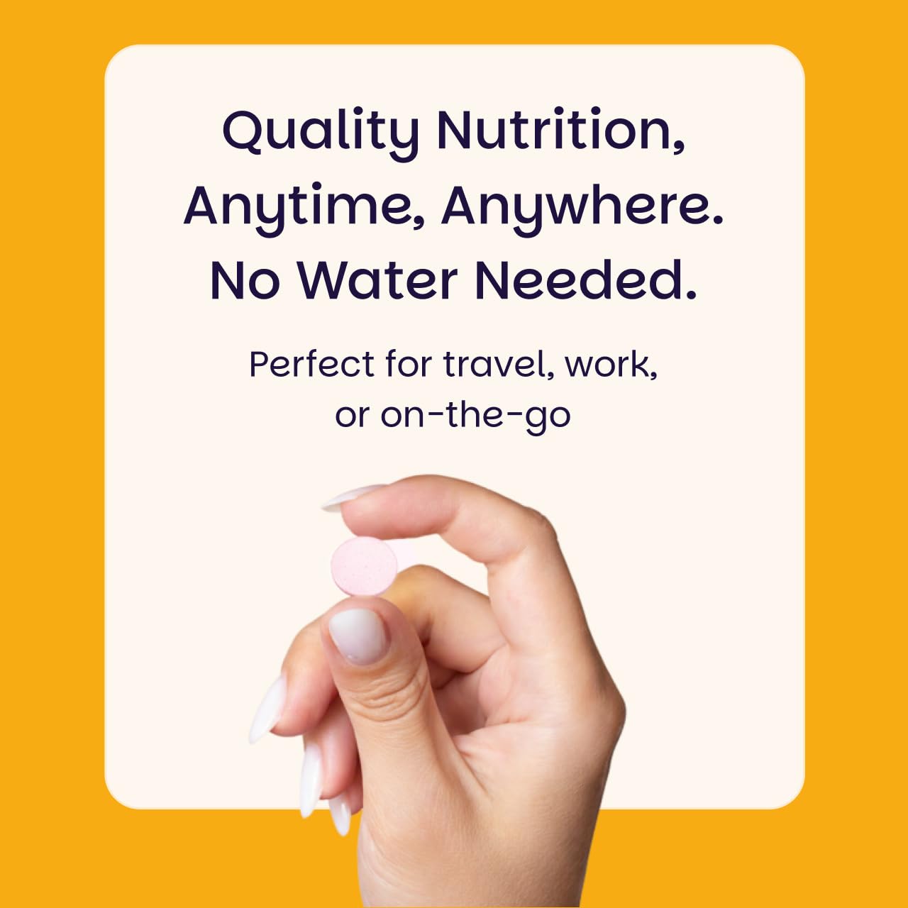 EZ Melts travel-friendly pack demonstrates on-the-go vitamin C