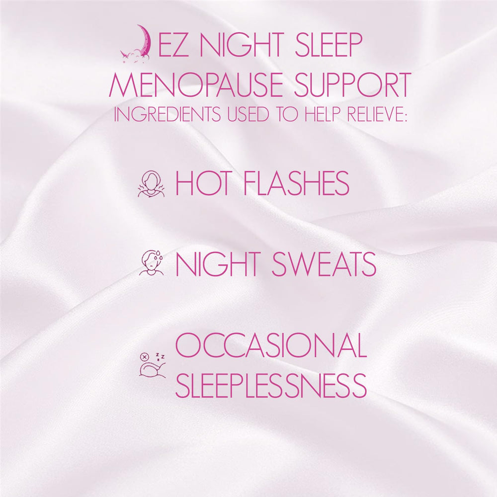 EZ Nite Sleep with strawberry flavor cue for a pleasant nightly experience.