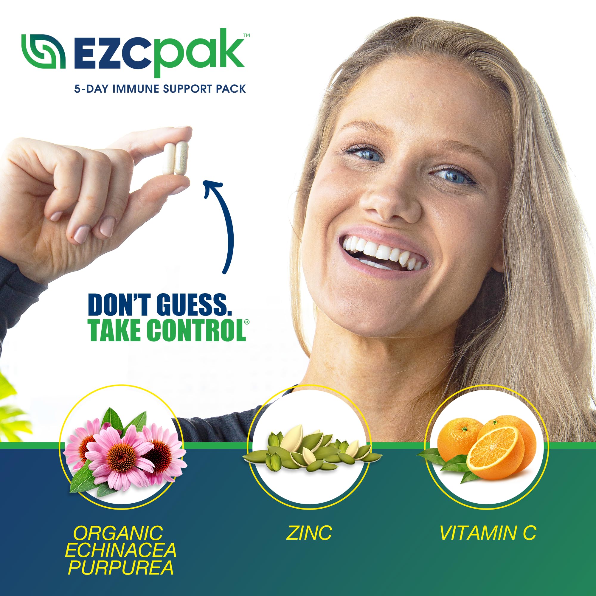EZC Pak clinical study chart indicating evidence-based design.