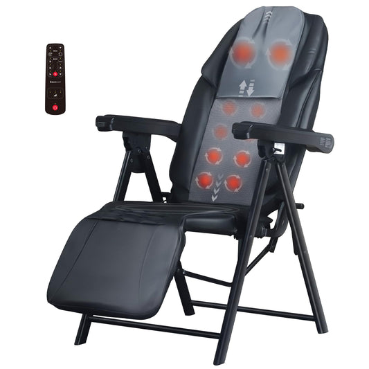 Ezencon foldable massage chair offers a convenient at-home full-body massage.