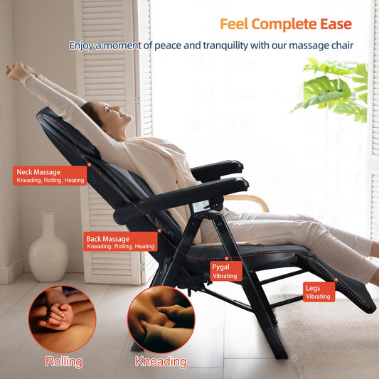 Ezencon legrest supports legs for more comfortable, extended massage sessions.